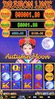Schlitz-Kasino-Spiele logierenen Dragon Link Autumn Moon Gambling Soflware