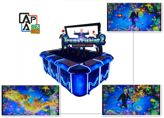 Kasino-Maschinen-Trumpf, der das 2 Spieltisch-spielende Geschirr Arcade Fishing Game Machine fischt