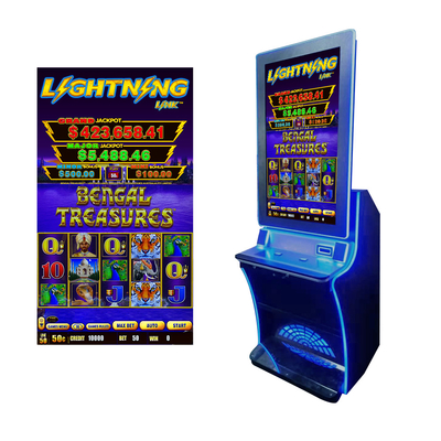 Software-Kasino-Spieltisch-Maschine Blitz-Verbindungs-Bengal-Schatz-heißeste Arcade Customized Color Slot Games spielende